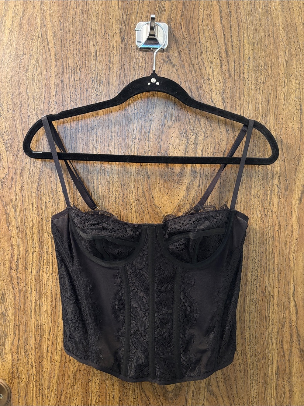 Black Lace Bustier Corset Top - Women Intimates & Sleepwear